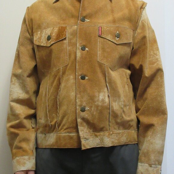 Report Collection Suede Leather Jacket - Picture 4 of 7
